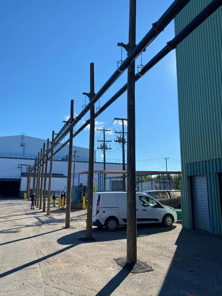 HIVE's Lachute, Quebec facility heat transfer conduit