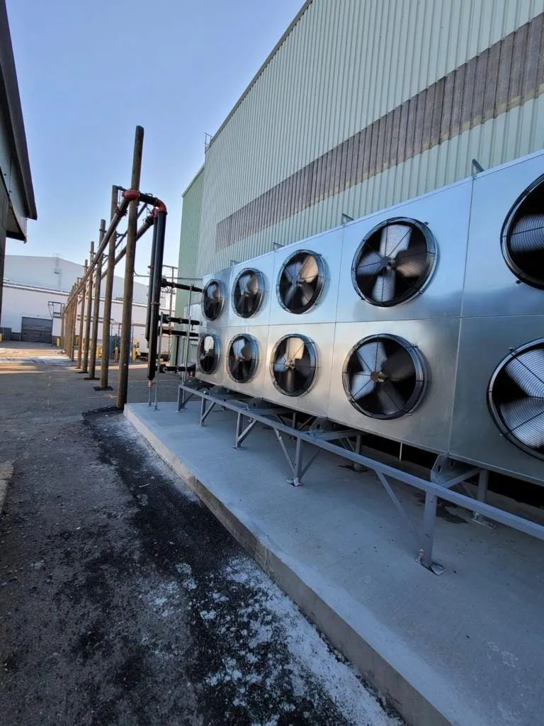 HIVE's Lachute, Quebec facility heat transfer conduit
