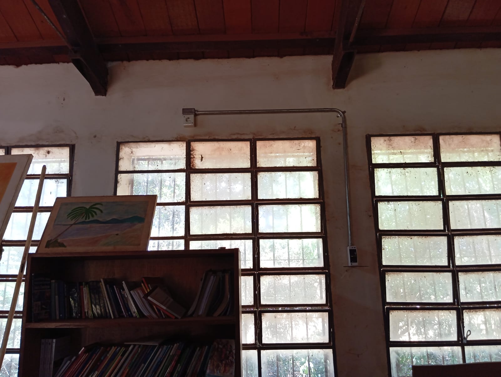 Upgraded electrical infrastructure in a Valenzuela school